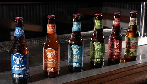 Crazy Carabao Craft Beer Selection.(Photograph courtesy of Crazy Carabao Craft Beer)