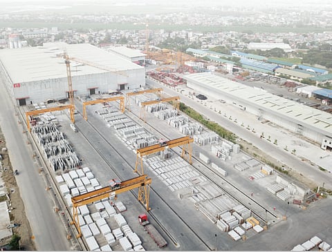 Megawide Industrial Facility in Taytay, Rizal.  📸 Megawide. 