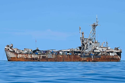 RUSTY and crumbling, the BRP Sierra Madre at Ayungin Shoal nonetheless underpins Philippine sovereignty in the West Philippine Sea against China’s worsening bullying in the contested waters. | JAM STA ROSA/AGENCE FRANCE-PRESSE