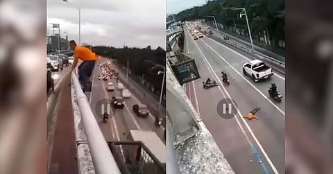 Man survives after jumping off Meralco-Ortigas flyover