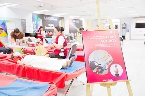 BLOOD donation highlighted LG’s year-ending activity in line with its motto ‘Life is Good.’