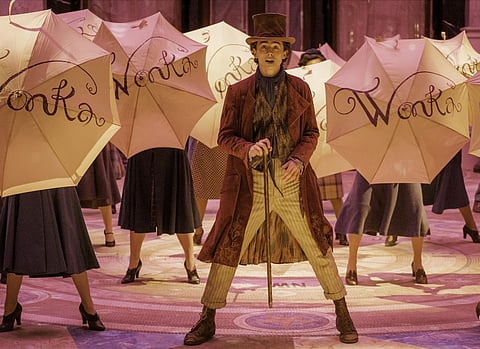 Timothée Chalamet as Willy Wonka. | PHOTOGRAPHS COURTESY OF WARNER BROS. PICTURES