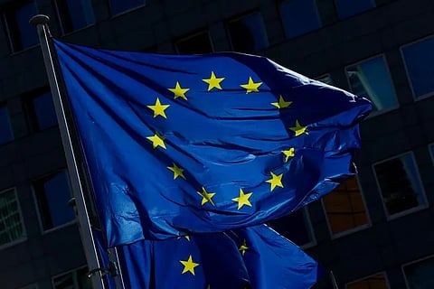 The EU said that in 2021, cyber criminals hacked devices and launched around 10 million distributed denial of service (DDoS) attacks worldwide, rendering websites and online services inaccessible to users. (Photo by Kenzo TRIBOUILLARD / AFP)