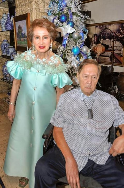 Nene Leonor and birthday boy Jun Leonor.