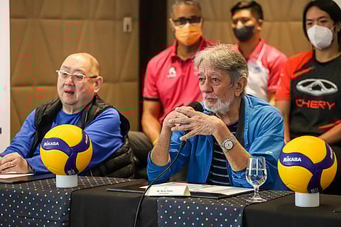 PVL president Ricky Palou (Right) vows to scrutinize the new teams who will join them for their 20th season.