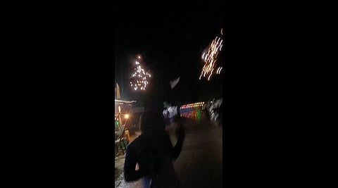 UGC images show people screaming and rushing out into the streets after a 7.6 magnitude earthquake hit the archipelago's Mindanao island. Authorities have warned of a "destructive tsunami" following the quake, urging people in coastal areas to flee inland. UGC IMAGES