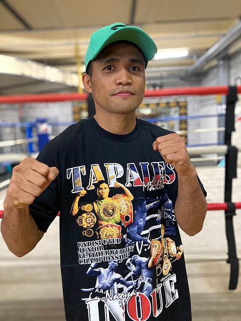 photograph by Nick Giongco for the daily tribune
Marlon Tapales draws power from his high-altitude training camp heading into his unification war with Naoya Inoue on 26 December in Tokyo.