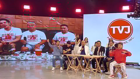 TITO, Vic and Joey’s legal counsel Enrique dela Cruz, a senior partner at the Divina Law firm, pointed that TVJ can use the name ‘Eat Bulaga!’ “any time” — for instance retitling ‘E.A.T.’ to ‘Eat Bulaga!’ | PHOTOGRAPHS COURTESY OF TVJ