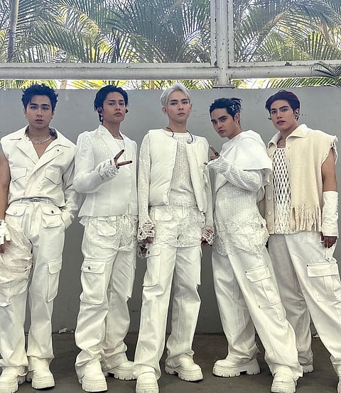 SB19 members Josh, Felip, Justin, Pablo and Stell. | PHOTOGRAPH COURTESY OF IG/OFFICIAL SB19
