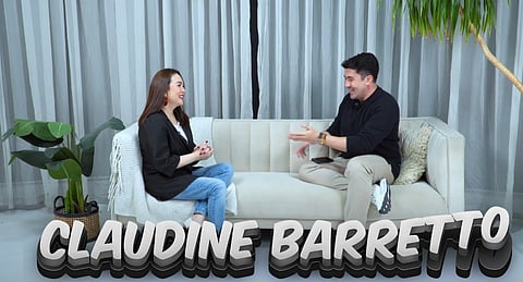 Claudine Barretto and Luis Manzano. Framegrab from "Luis Listens" | YouTube.  