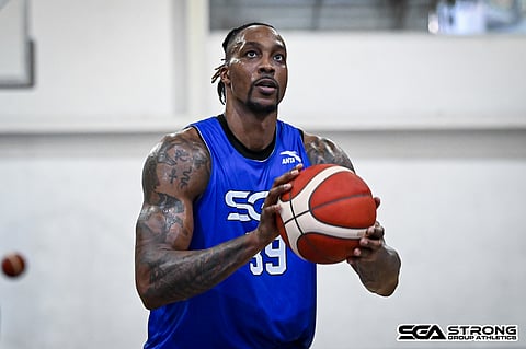 PHOTOGRAPH COURTESY OF strong group Athletics
Dwight Howard wants to see action in the PBA.