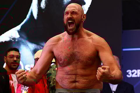 ADRIAN DENNIS/agence france-presse
TYSON Fury’s bid to become the first undisputed heavyweight champion since Lennox Lewis suffered a major blow after he sustained an injury in training.