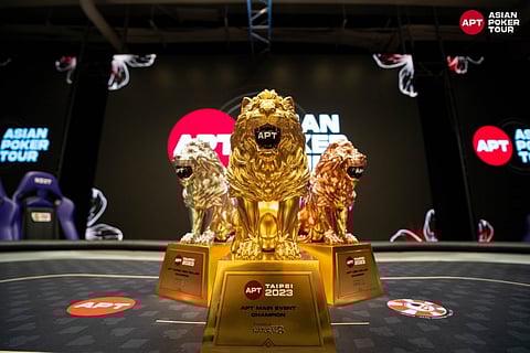 Best trophy The Lion is the perfect animal to represent the Asian Poker Tour and the game of poker. | PHOTOGRAPH COURTESY OF APT