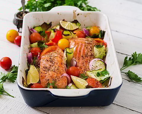 Photographs courtesy of Cold Storage
Baked Salmon