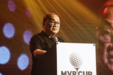 PLDT chairman and CEO Manny V. Pangilinan rallies behind the grassroots development of golf. | PHOTOGRAPH COURTESY OF SMART