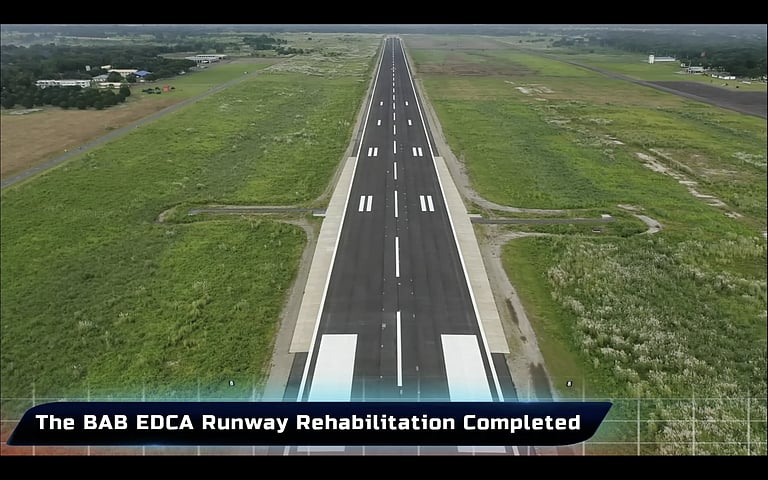Basa Riverside Rehabilitated Basa Air Base runway now open to bigger, heavier aircraft