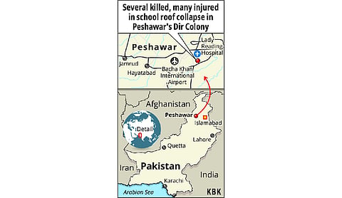 34 children, teacher killed as 
school roof collapses in Pakistan