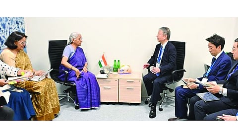Sitharaman meets JBIC Governor; discusses expanding ties in clean energy