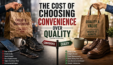 The cost of choosing convenience over quality