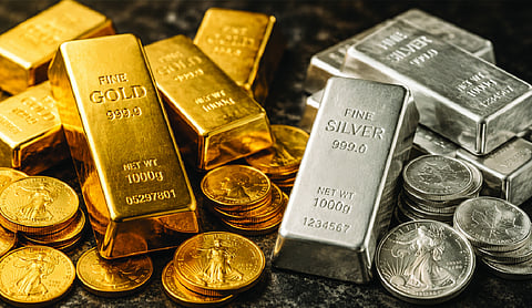 Gold, silver prices stay steady amid strengthening rupee