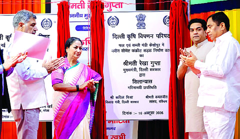 CM lays foundation to revamp mandis