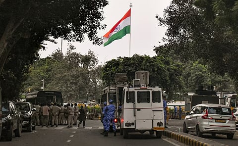 A still from anti-CEC protest