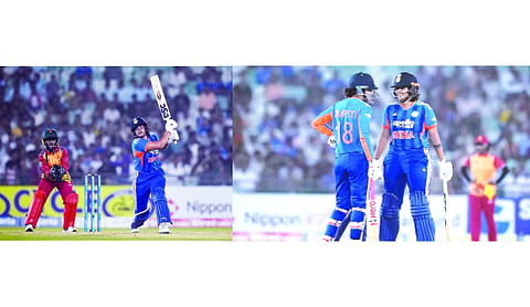 Shafali, Mandhana shine as India beat Zimbabwe by 9 wicket