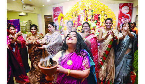 Theme, bhakti, heritage, nationalism capture Kolkata Durga Puja