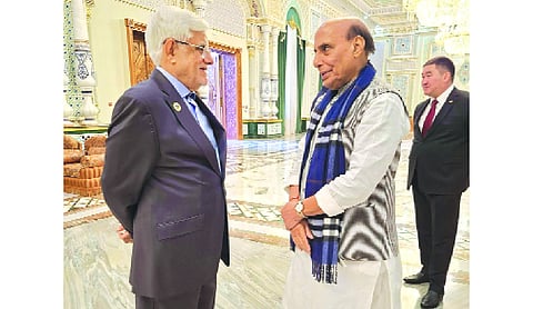 Rajnath singh pushes SCO for action on terror