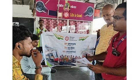 Gen Z students join Rail Jan Samvaad at Jasidih, 9 other stations