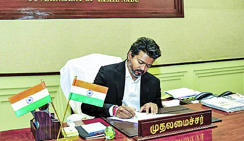 Vijay’s political balancing act