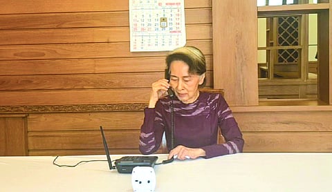 Suu Kyi speaks to son for first time in 5 years