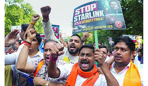 Swadeshi Jagran Manch urges Union Govt to deny Starlink licence