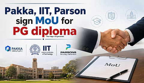 Pakka, IIT, Parson sign MoU for PG diploma