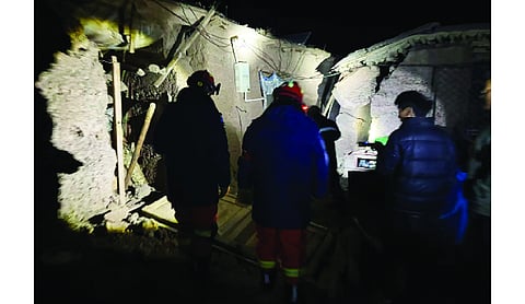 High-intensity earthquake hits Tibet, 16 killed