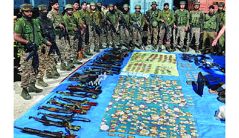 CRPF, CoBRA commandos lead major seizure-arrest operation in Manipur