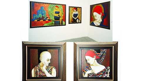 The women with red hair