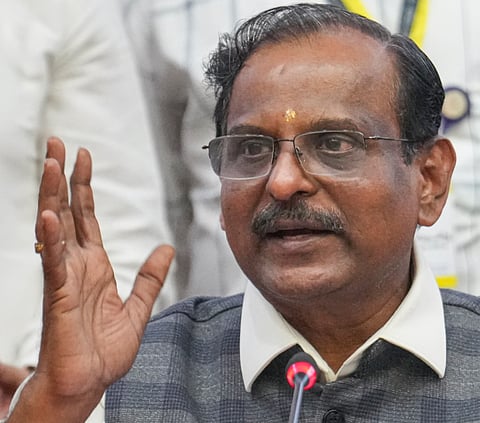 Indian Space Research Organisation (ISRO) Chairman V Narayanan 