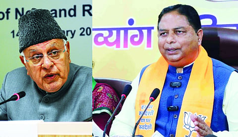 BJP slams Farooq over Pakistan remark