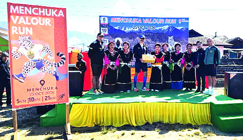 Army holds maiden Menchuka Valour Run