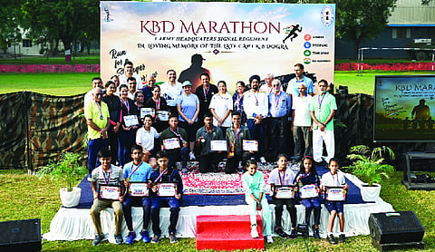 Inaugural KBD Run organised at Army Headquarters Signal Regiment in Delhi