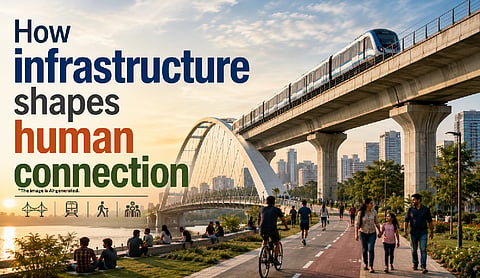 How infrastructure shapes human connection