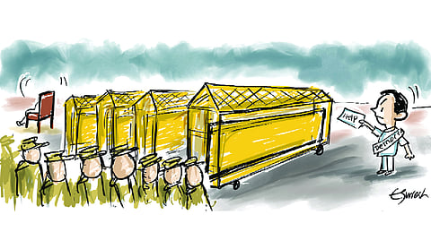 Democracy under barricades
