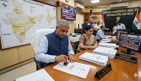 ECI orders transfer of key officials in five States