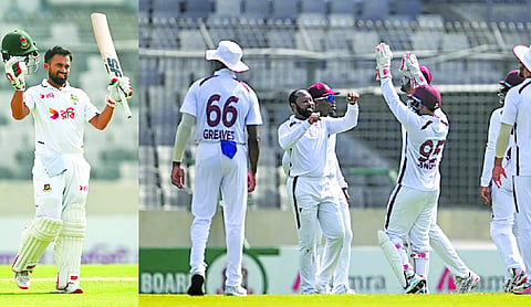 Bangladesh spinners strike back against West Indies