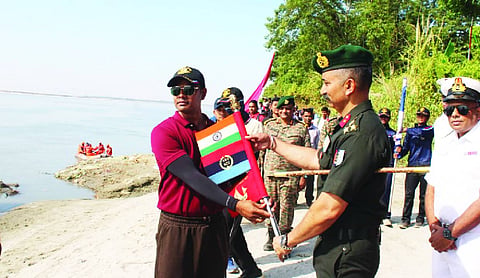 NCC flags off Brahmaputra sailing expedition 2026