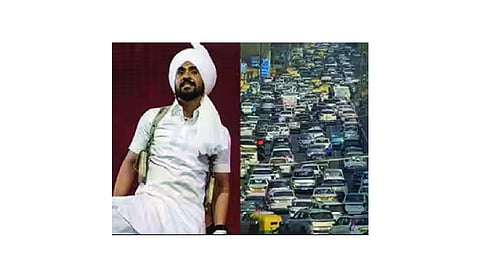 Diljit Concert: Police announces traffic diversions around JLN