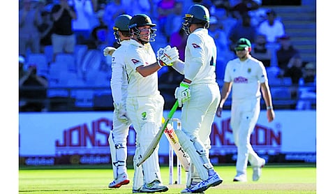 Inglis century helps Australia extend lead over South Africa