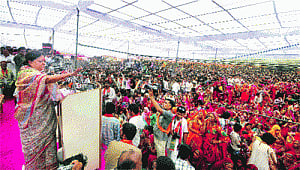BJP makes dent in Cong votebank