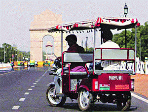 Transport department to set up charging stations for e-rickshaws